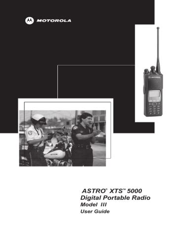 ASTRO XTS 5000 Digital Portable Radio Manualzz