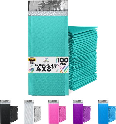 Amazon Teal Bubble Mailers X Pack Premium Poly Padded