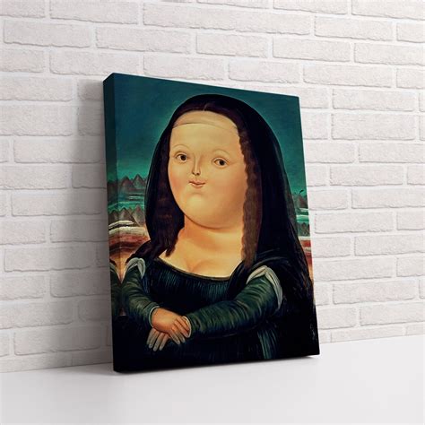 Mona Lisa By Fernando Botero Art Botero Wall Art Hight Qua Inspire