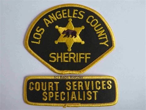 Sheriff And Police Patches