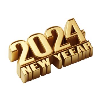 Golden Realistic 2024 New Year Text Effect New Year Font New Year