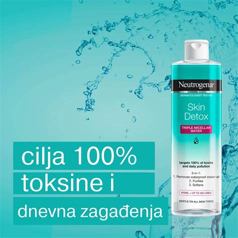 Neutrogena® Skin Detox Trostruka Micelarna Voda 400 Ml Eapoteka