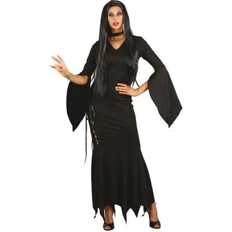 D Guisement Femme Vampire L Gant Disfrazzes Robe Et Collier Noir