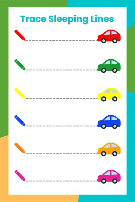 Sleeping Line Tracing Worksheet In 2023 Tracing Worksheets Preschool