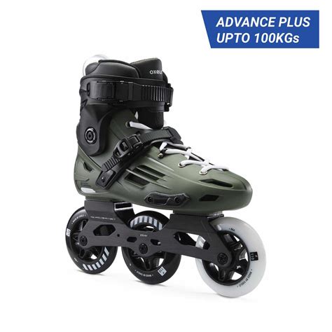 Adult Skating Shoes Inline Mf 900 Olive Green