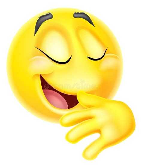 Proud Pleased Emoticon Emoji Face Cartoon Icon Stock Vector