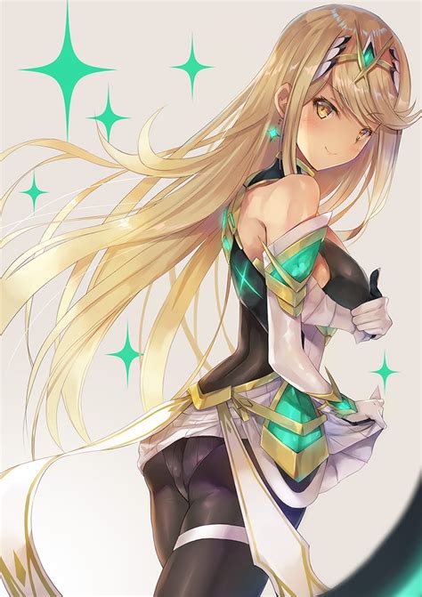 Mythra And Mythra Xenoblade Chronicles And 2 More Drawn By Inoue