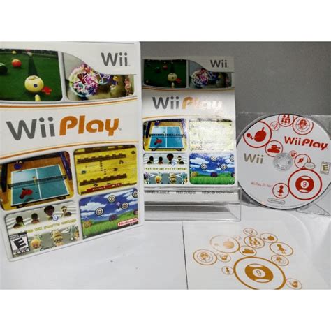 แผ่นเกมส์ Wii Wii Play Nintendo Wii อังกฤษ Shopee Thailand