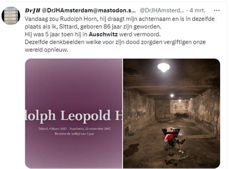 𝑫𝒓𝑱𝑯 DrJHAmsterdam mastodon social on Twitter Dat hier nou nooit