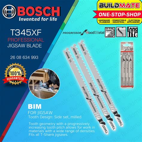 Buildmate Bosch Mm Pcs Jigsaw Blade Set Bim Saw Blade Progressor