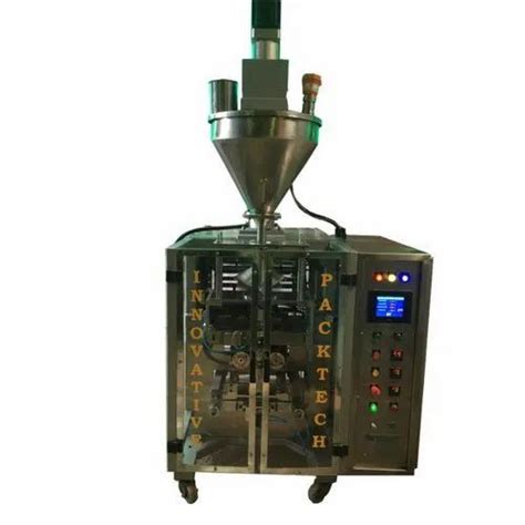 VFFS Collar Packaging Machine With Auger Filling System Capacity 60