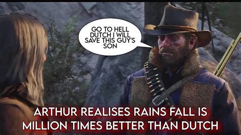 Arthur Realises Rains Fall Is Million Times Better Than Dutch Rdr2