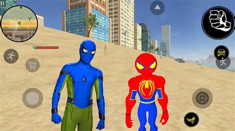 Amazing Spider StickMan Rope Hero 2 Gangster City 8 Süper Kahraman