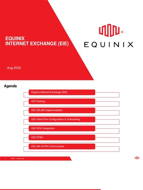 Equinix Internet Exchange Setup And Details Pdf Computer Network