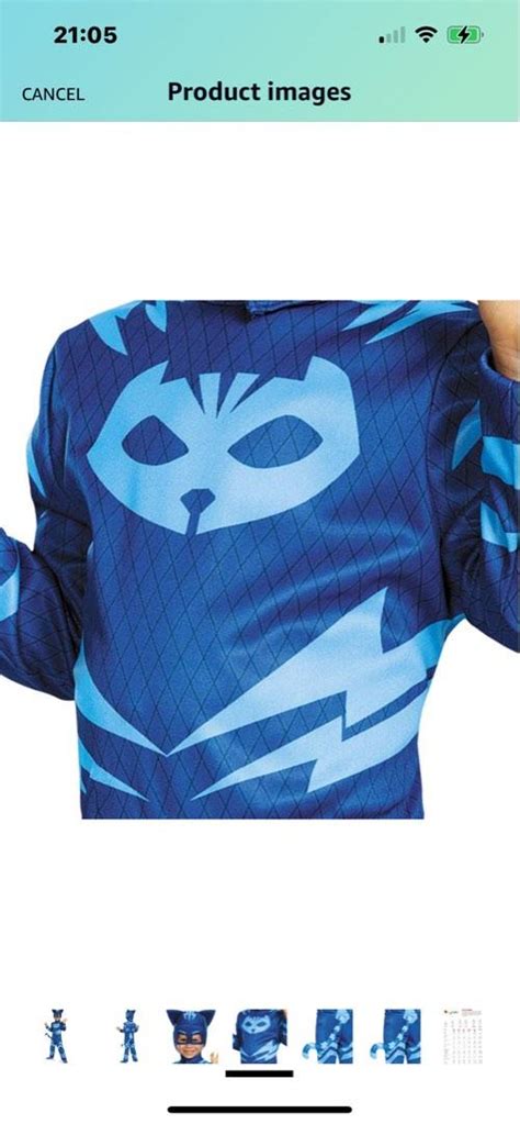 Pj Masks Catboy Costume Size 4 6 Babies And Kids Babies And Kids