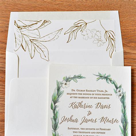 Letterpress Wedding Invitations