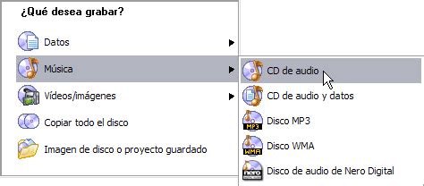 Grabación de CDs