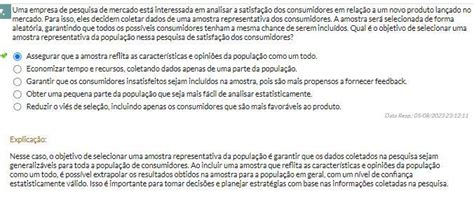 Uma empresa de pesquisa de mercado está interessada em analisar a