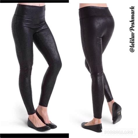 Assets By Spanx Structured Leggings Faux Leather Assets By Spanx