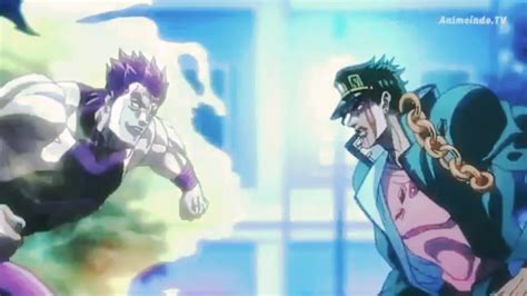 Kujo Jotaro Vs Dio Full Fight Badas Sub Indo Bagian 01 Youtube