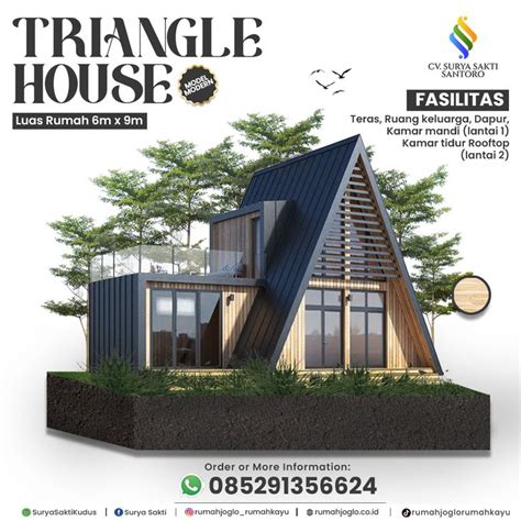 Rumah Segitiga Modern Model Terbaru Simple House Design Simple House