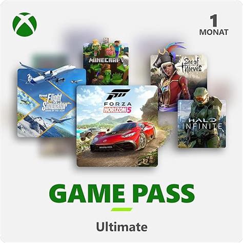 Xbox Game Pass Ultimate 1 Monat Mitgliedschaft Xbox Win 10 11 PC