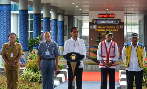 Resmikan Revitalisasi Terminal Pakupatan Serang Ini Harapan Presiden