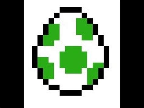 Tuto Pixel Art L Oeuf De Yoshi Youtube