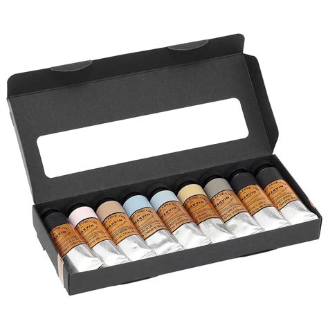 Charvin Extra Fine Oils Greys Bonjour Set Of 9 20ml Tubes Jerry