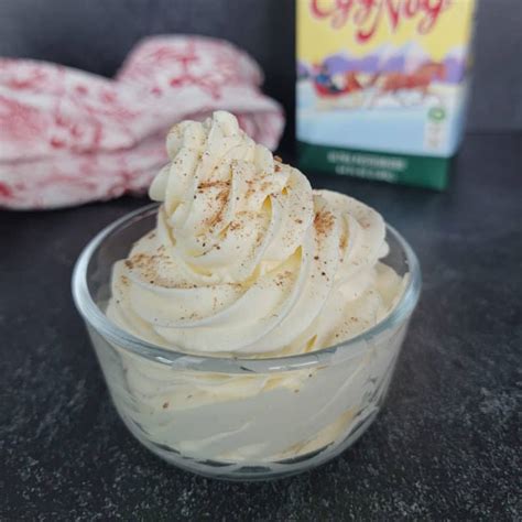 Easy Homemade Eggnog Whipped Cream Recipe Tammilee Tips