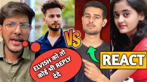 Bindass Kavya React On Dhruv Rathee Crazy Deep On Elvish Yadav Vs