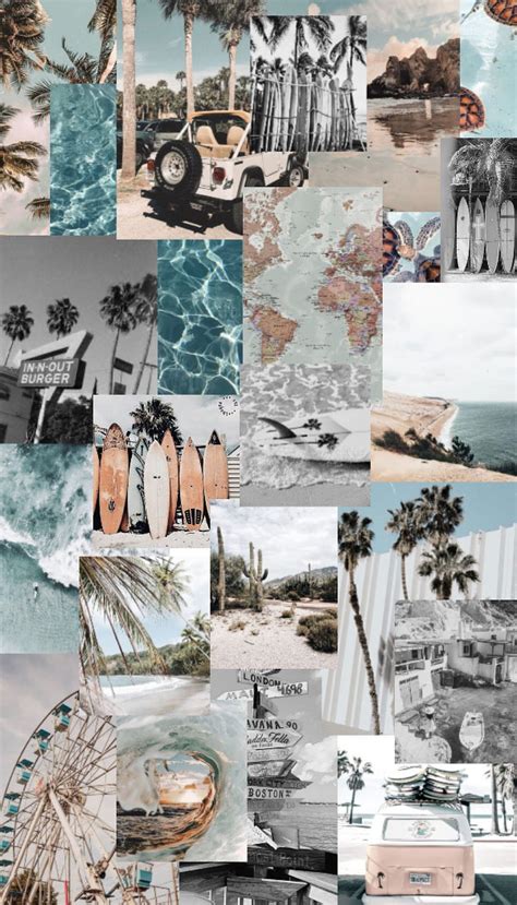 Beach Aesthetic Iphone In 2020 Beach Aesthetic Collage Hd Phone