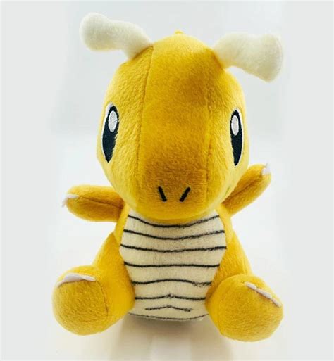 Anime Pokemon Dragonite Plush Toys Soft Stuffed Dragon Cute Cartoon