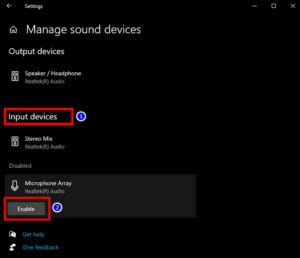 Enable And Set The Default Microphone In Windows 10 2024