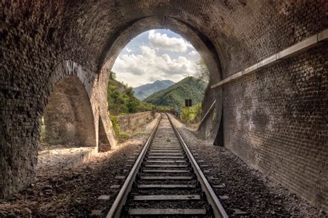 Train track tunnel illustration, tunnel, arch, railway, bricks HD ...