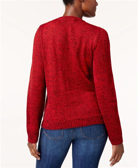 Karen Scott Petite Reindeer Sweater Created For Macys Macys