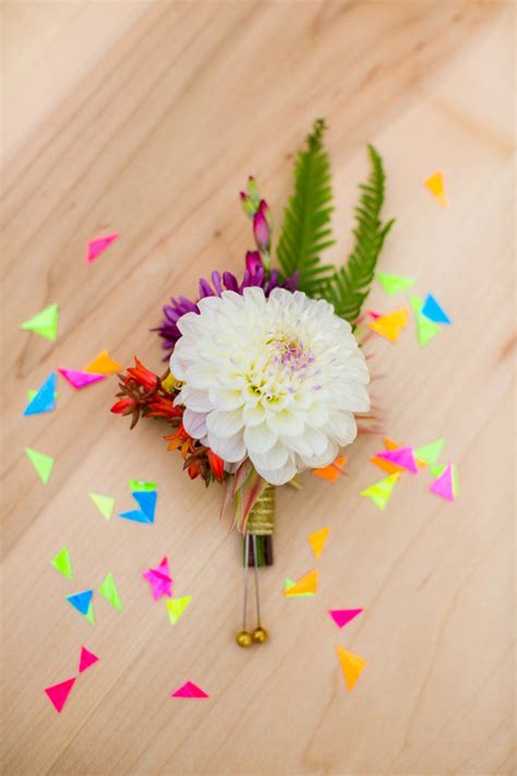 Dahlia Boutonnière Wedding And Party Ideas 100 Layer Cake