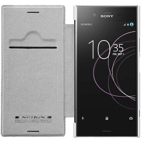 Nillkin Qin Flipdeksel Sony Xperia XZ1 G8341 Hvit Elkjøp