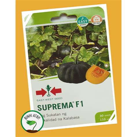 East West Suprema F Squash Seed Pack Seeds Shopee Philippines