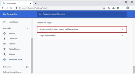 Como Redefinir As Configura Es Do Chrome Para O Padr O