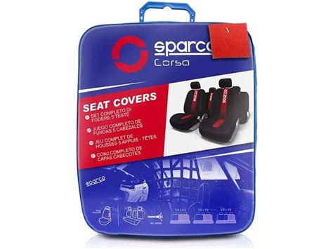 Kit Coberturas De Bancos Classic Sparco Corsa Vermelho Worten Pt