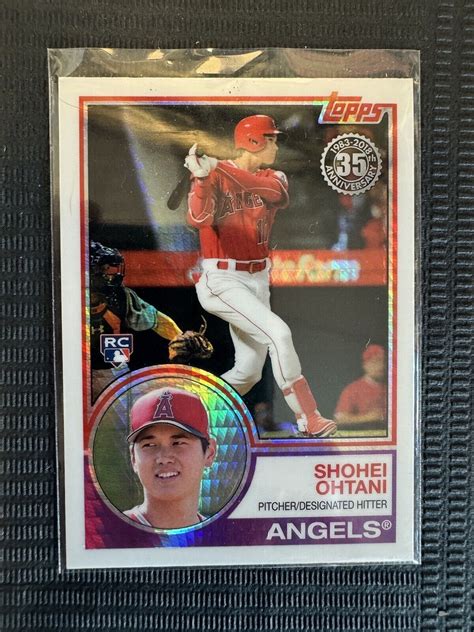 Shohei Ohtani Topps Silver Pack Chrome Rainbow Refractor