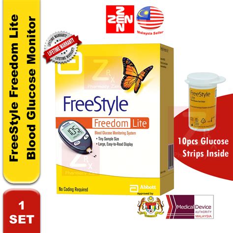 Zen Pharmacy | Abbott FreeStyle Freedom Lite Glucometer Blood Glucose ...