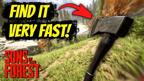 How To GET MODERN AXE In Sons Of The Forest Modern Axe Location SOTF