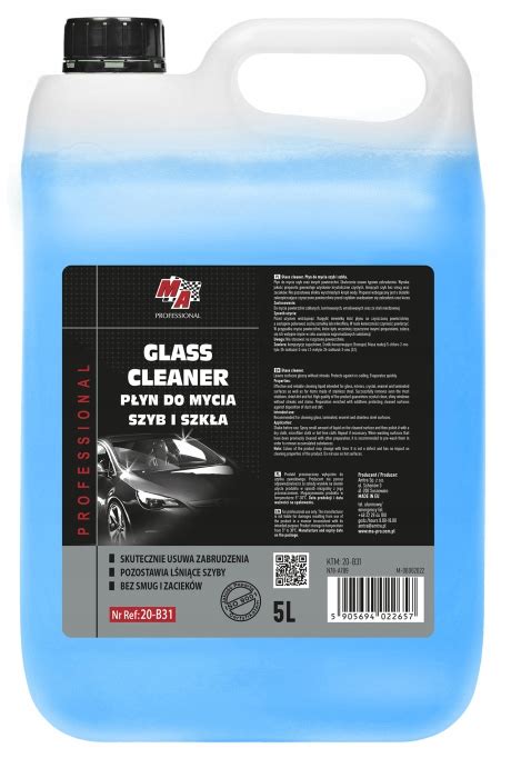 Ma Professional PŁyn Do Mycia Szyb I SzkŁa Glass Cleaner 5l 20 B31 Za 28 02 Zł Z Olsztyn