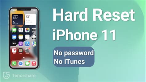 How To Hard Reset Iphone 11 Without Passworditunes