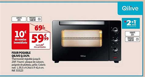 Promo Four Posable Qilive Q Chez Auchan Icatalogue Fr