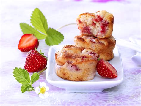 Muffins La Fraise Sans Gluten Recette Bio Bio La Une