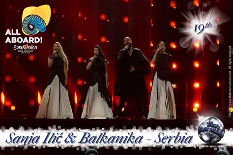 Serbia Sanja Ili And Balkanika Th All Aboard That S Eurovision