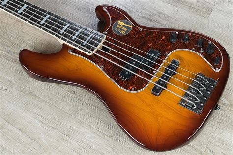 Sire Marcus Miller P7 Alder 2nd Gen 5 String Bass Guitar Ts Tobacco Burst With Gig Bag